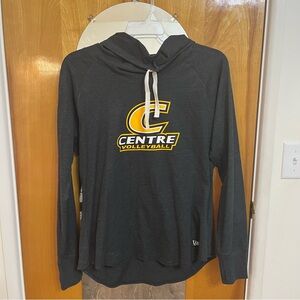 New Era Centre Volleyball XL Womens Gray Pullover Sweatshirt Long-sleeve T-shirt